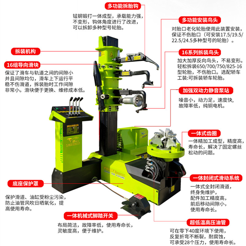 大型扒胎机与车载扒胎机谁才是